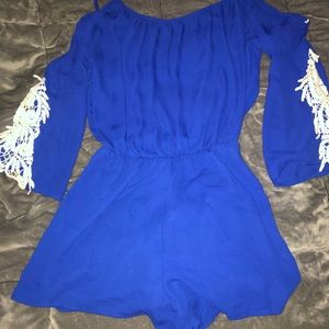 Blue Romper